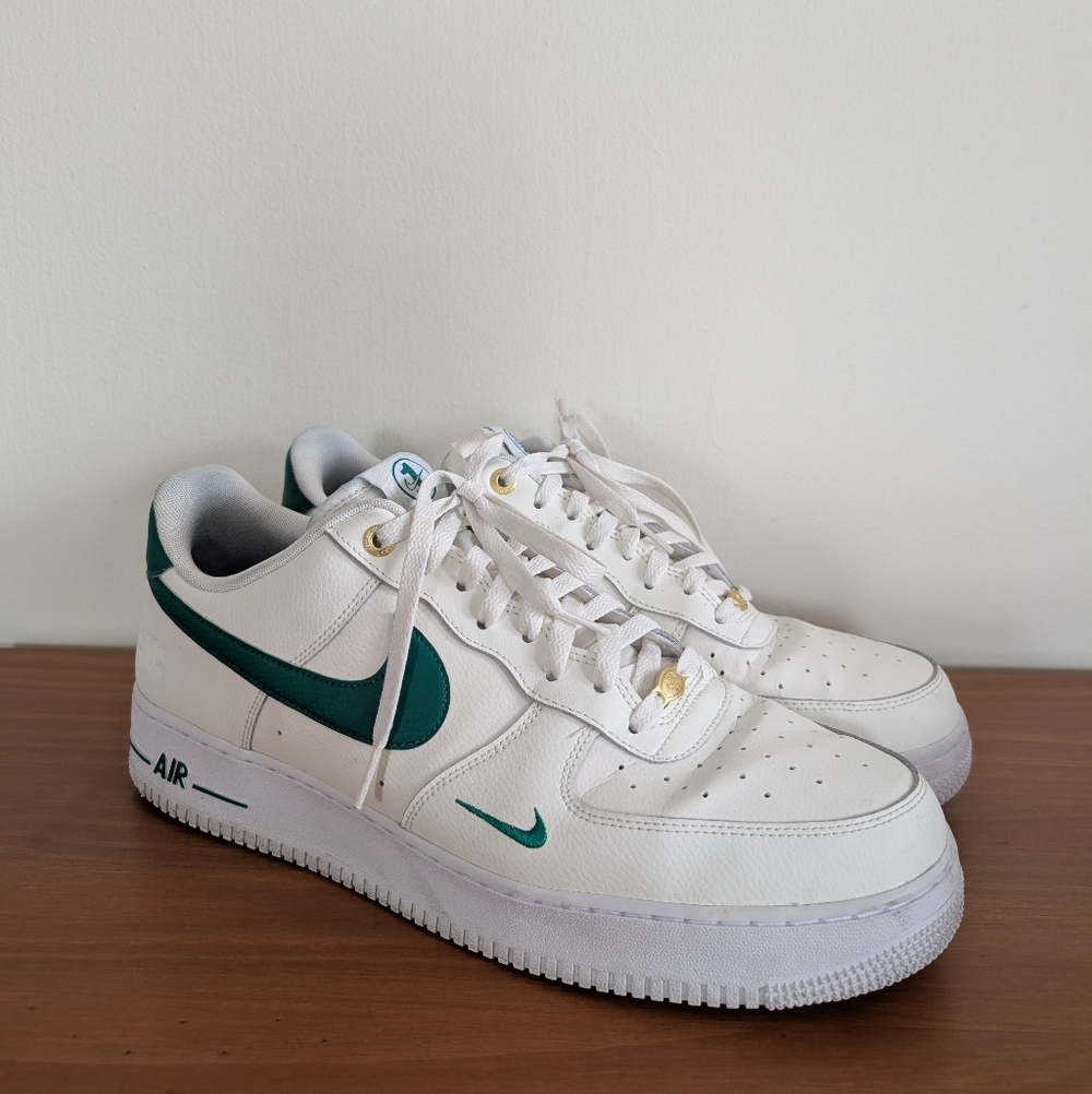 Nike Air Force 1 '07 LV8 40th Anniversary-Sail/Malachite Mens Sz 14